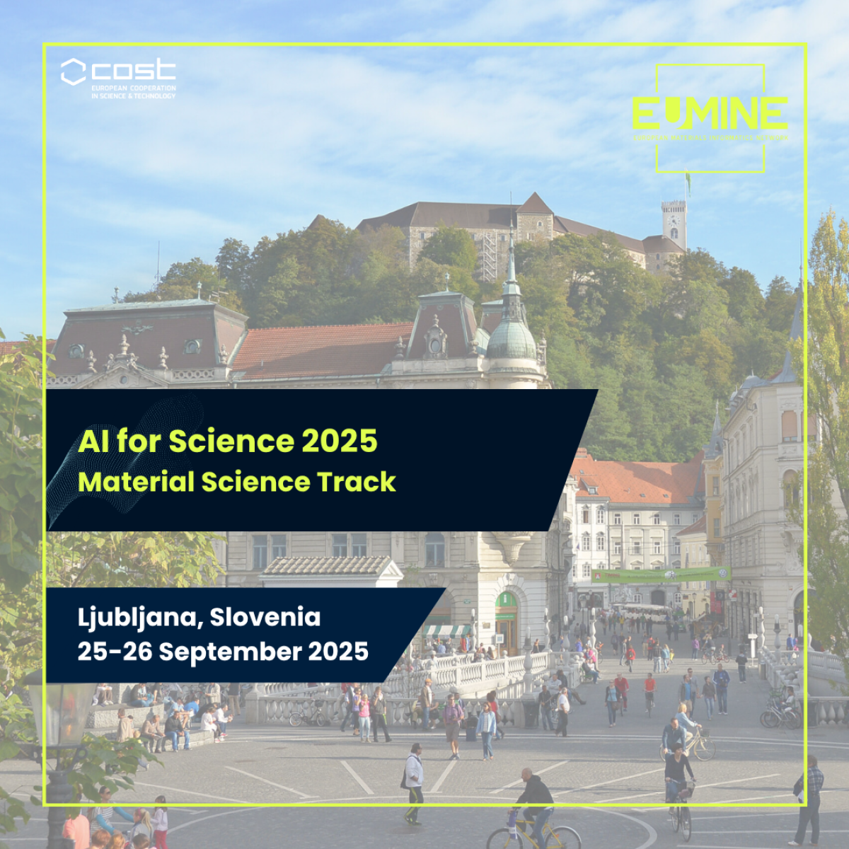 AI & Material Science – 25-26 September 2025 (Ljubljana, Slovenia)